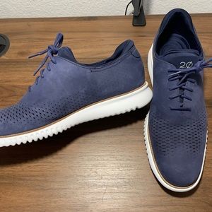 Cole Haan Zerogrand Laserwing - 13 - blue suede